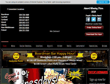 Tablet Screenshot of coccaspizza.com